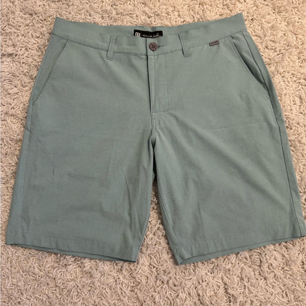 Travis Mathew Sage Green Shorts